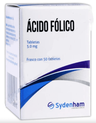 Acido Folico 5Mg Con 50 Tabletas - WeCare Pharma