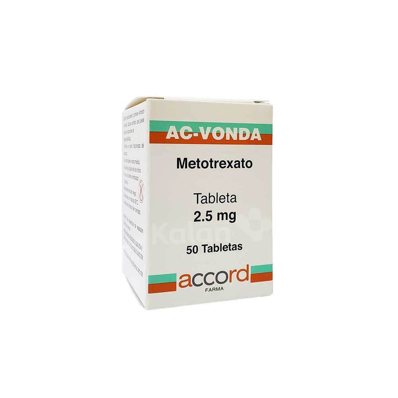 Ac-Vonda 2.5Mg Frasco Con 50 Tabletas (Metotrexato) - WeCare Pharma