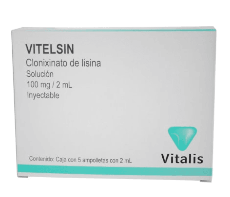 Vitelsin 100Mg/2Ml Con 5 Ampulas (Clonixinato De Lisina) - WeCare Pharma