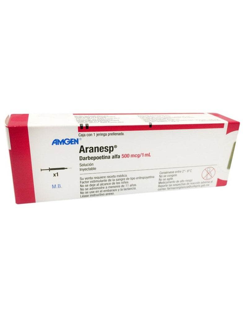 Aranesp Jeringa 500Mcg/1Ml Con 1 (Darbepoetina Alfa) - WeCare Pharma