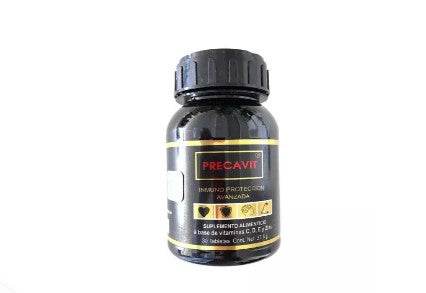 Precavit 35.5G Con 30 Tabletas (Vitamina Con D/E/Zinc/Glutation) - WeCare Pharma
