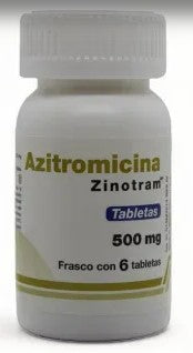 Zinotram 500Mg Con 6 Tabletas (Azitromicina)