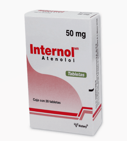 Internol 50Mg Con 28 Tabletas (Atenolol) - WeCare Pharma
