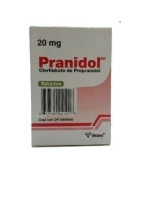 Pranidol 20Mg Con 24 Tabletas (Clorhidrato De Propranolol) - WeCare Pharma