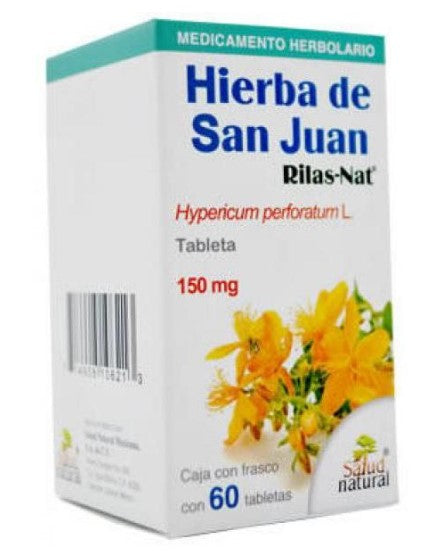 Rilas Nat 150Mg Con 60 Capsulas (Hierba De San Juan)