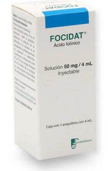 Focidat Frasco 50Mg/4Ml Con 1 Ampulas (Acido Folinico) - WeCare Pharma