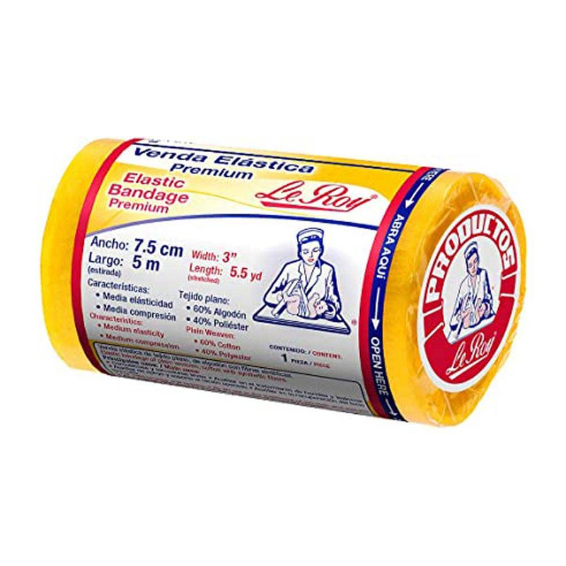 Venda Alta Compresión Elastomedic Leroy 7.5Cm - WeCare Pharma