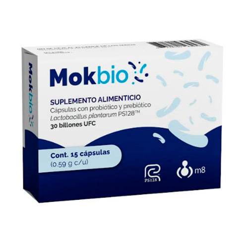 Mokbio 30Billones Ufc Con 15 Capsulas (Probiotico/Prebiotico) - WeCare Pharma