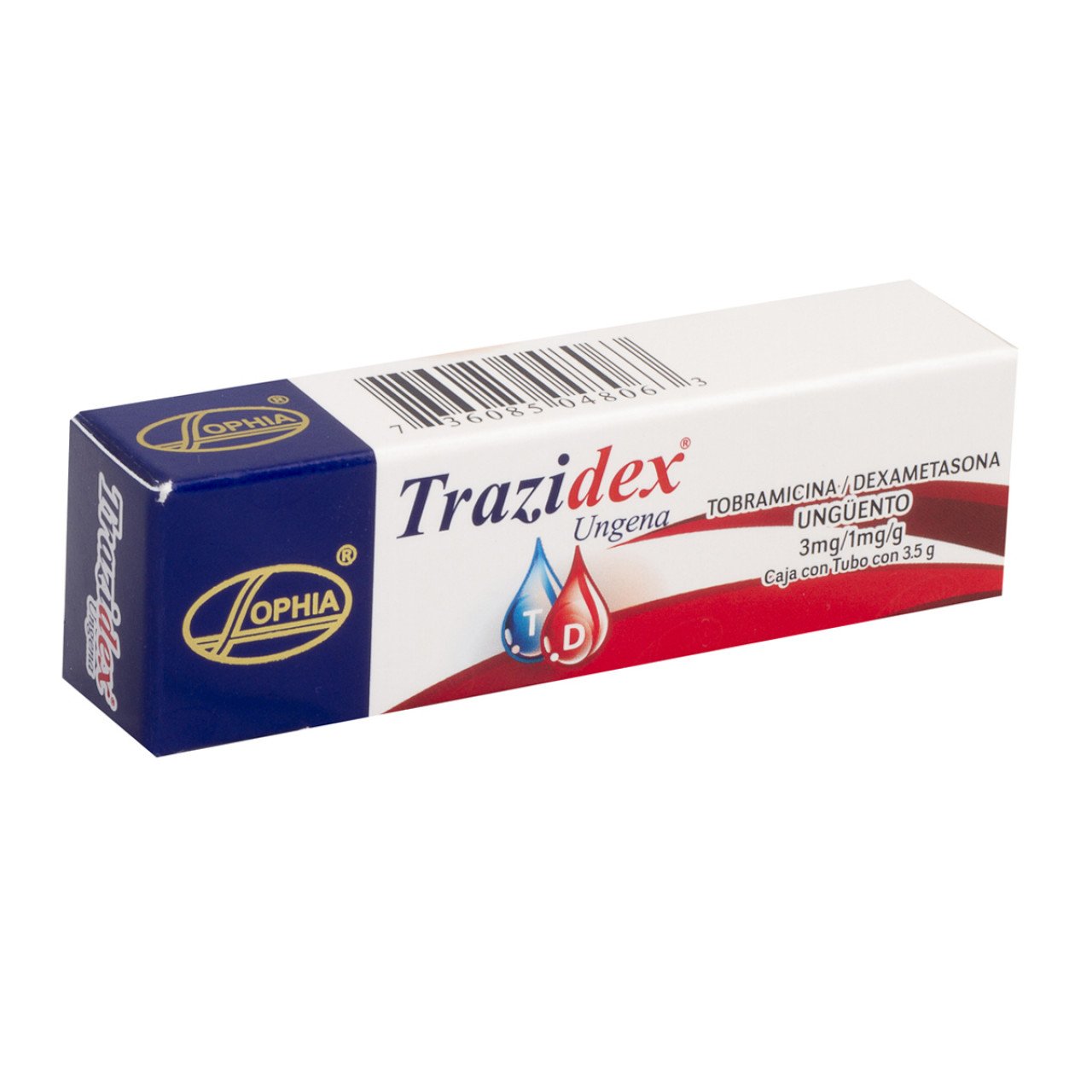 Trazidex Ung 3Mg/1Mg/G 3.5G (Tobramicina/Dexametasona)