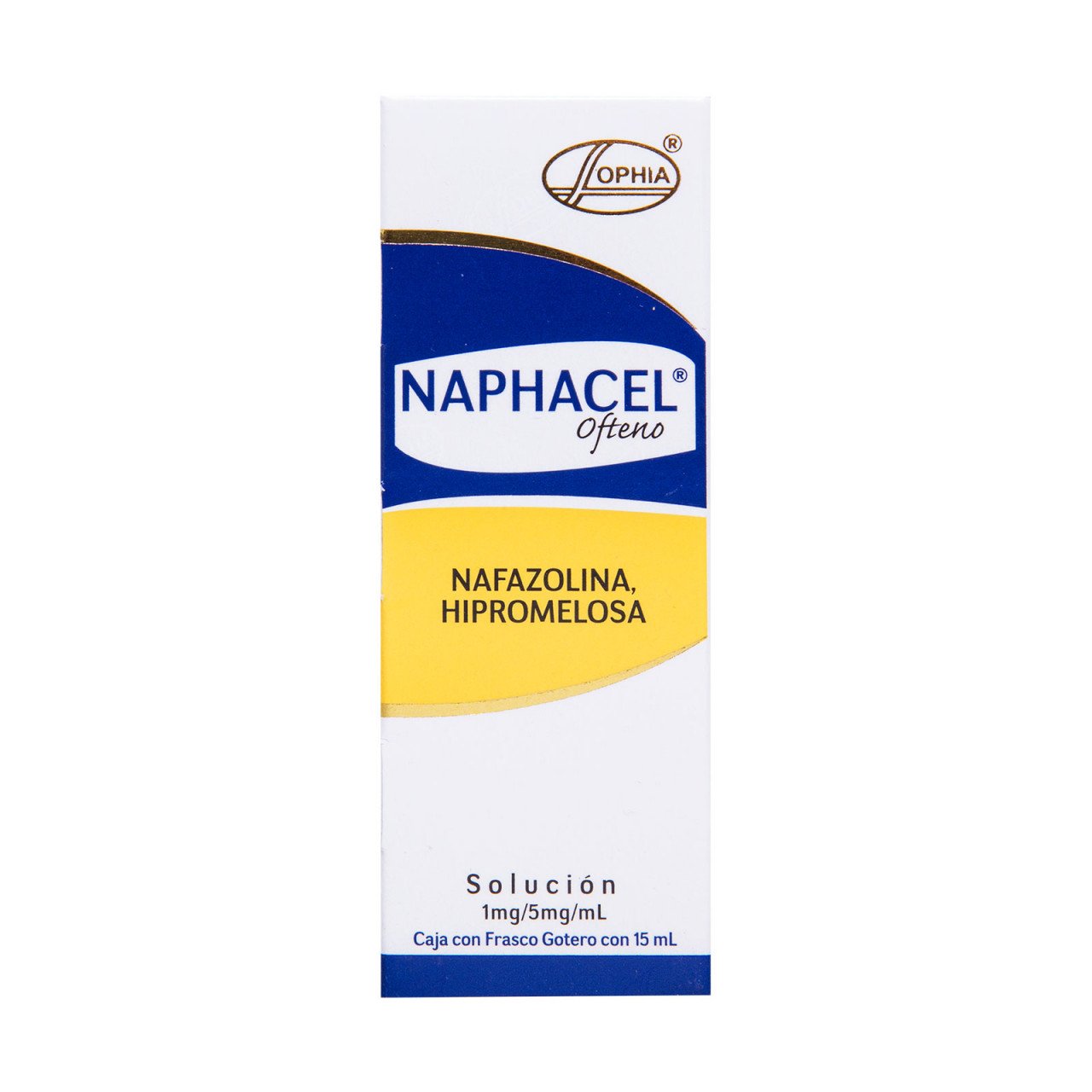 Naphacel Ofteno Gotas 1Mg/5Mg/Ml 15Ml (Nafazolina/Hipromelosa)