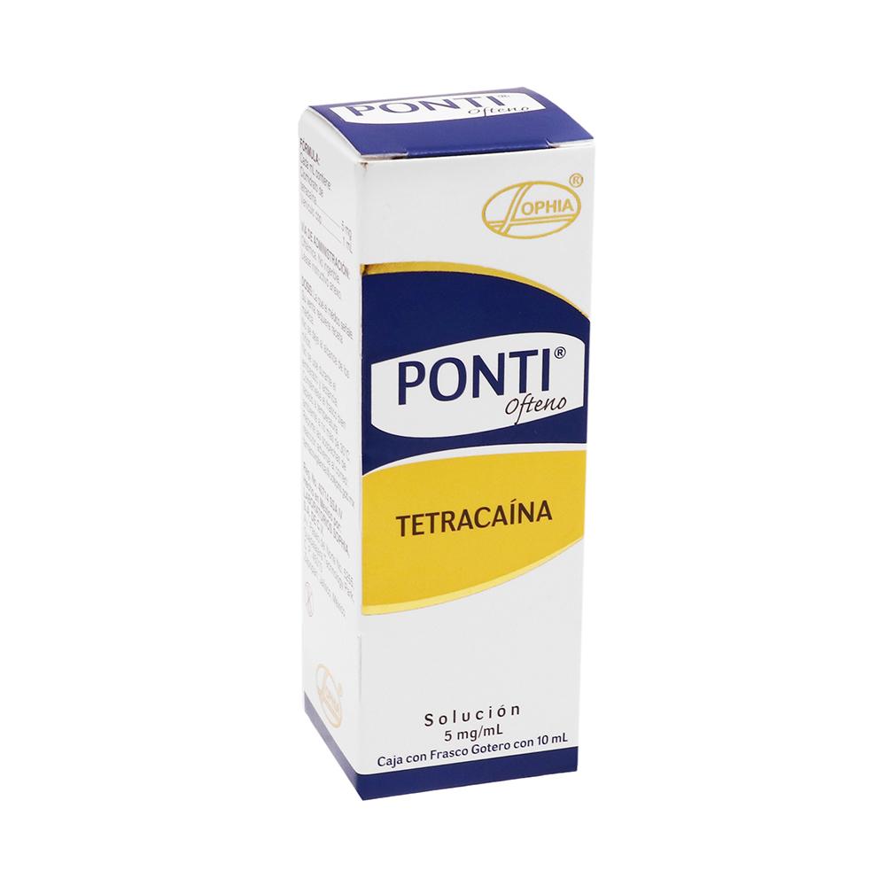 Ponti Ofteno Gotas 5Mg/Ml 10Ml (Tetracaina)