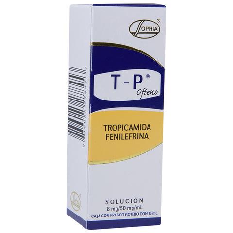 T-P Ofteno Gotas 50Mg/8Mg/Ml 15Ml (Fenilefrina/Tropicamida)