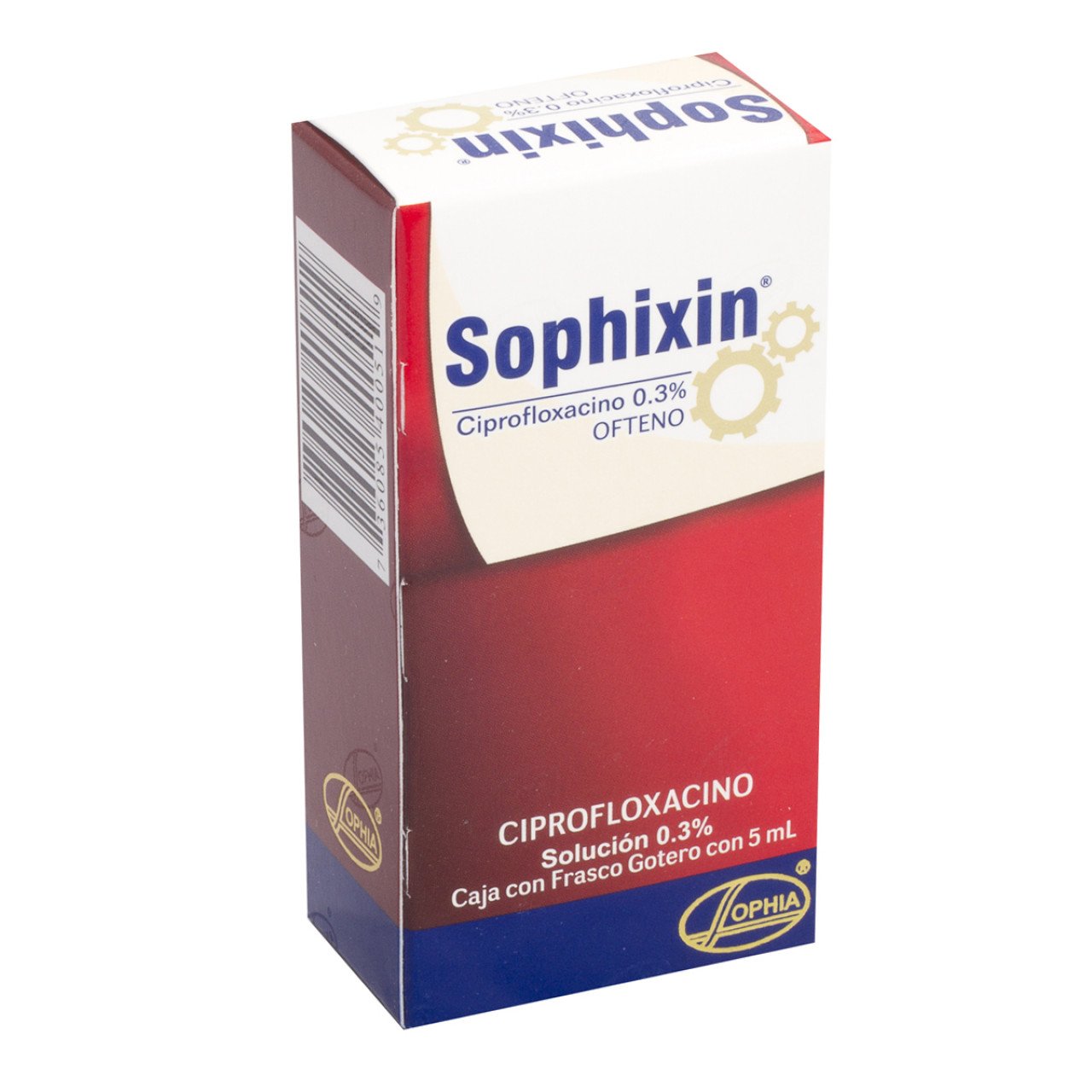 Sophixin Gotas 3Mg/Ml 5Ml (Ciprofloxacino)