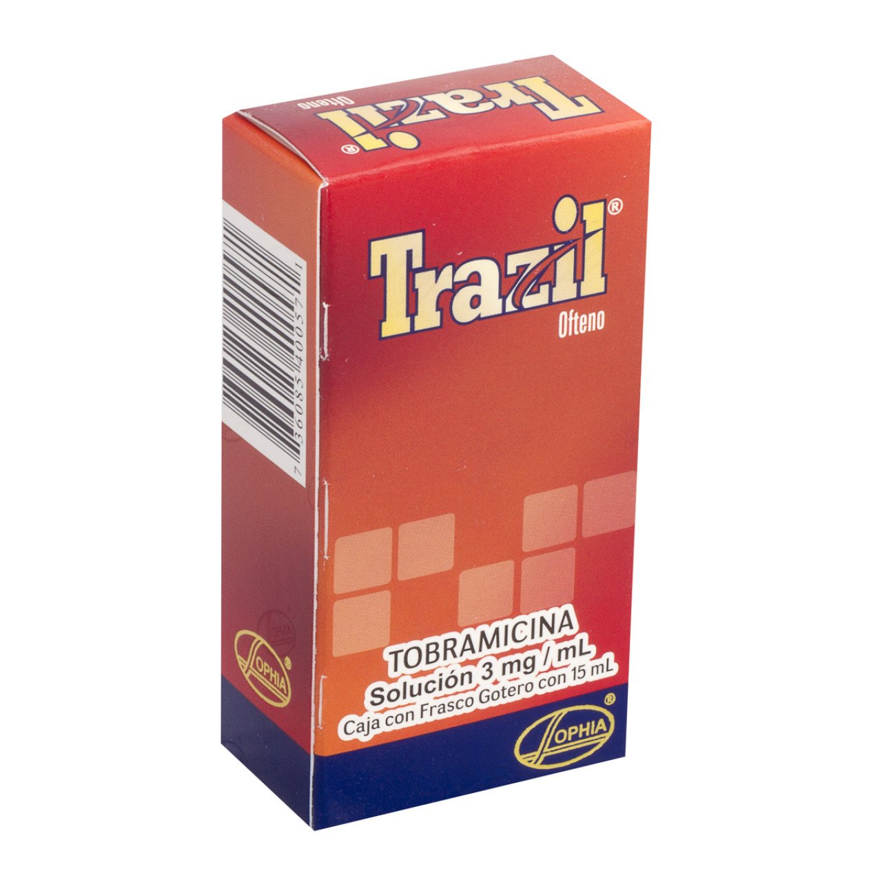 Trazil Ofteno Gotas 3Mg/Ml 15Ml (Tobramicina)