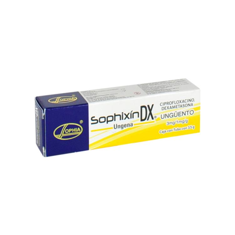 Sophixin Dx Ungena Ung 3Mg/1Mg/G 3.5G (Ciprofloxacino/Dexametasona)