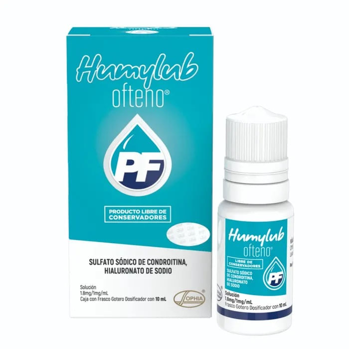 Humylub Ofteno Pf Gotas 1.8Mg/1Mg/Ml 10Ml (Condroitina/Hialuronato)