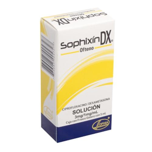 Sophixin Dx Ofteno Gotas 3Mg/1Mg/Ml 5Ml (Ciprofloxacino/Dexametasona)