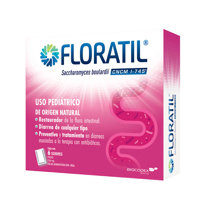 Floratil Sobres 250Mg Con 6 (Saccharomyces Boulardii)