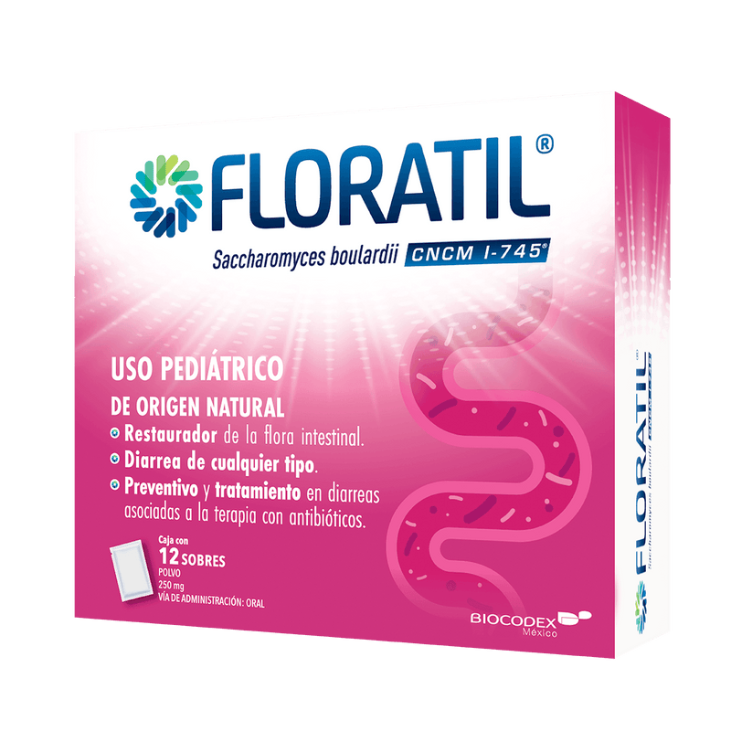 Floratil Sobres 250Mg Con 12 (Saccharomyces Boulardii) - WeCare Pharma