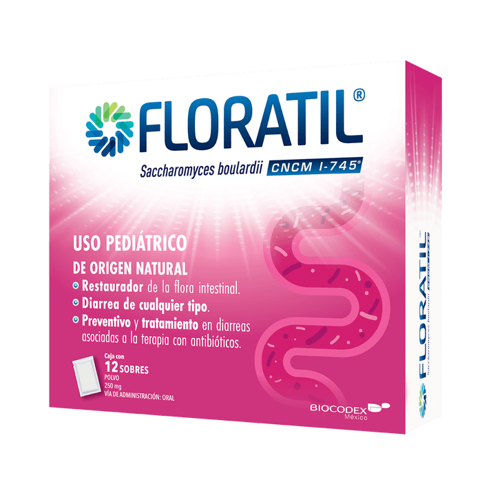 Floratil Sobres 250Mg Con 12 (Saccharomyces Boulardii)