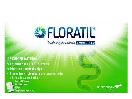 Floratil 250Mg Con 6 Capsulas (Saccharomyces Boulardii) - WeCare Pharma