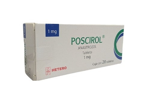 Poscirol 1Mg Con 28 Tabletas (Anastrazol)