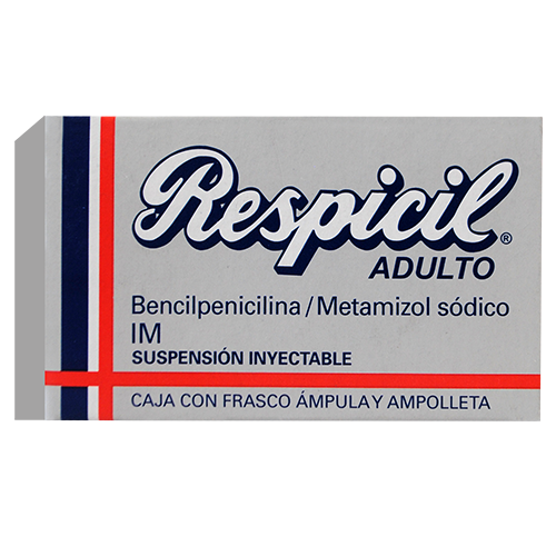 Respicil Ad Frasco 100 000Unid/500Mg 5Ml Ampulas (Bencilpenicilina/Metamizol Sodico)