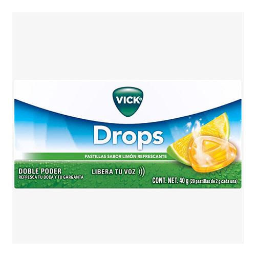 Vick Drops Pastillas 2G Con 20 Limon