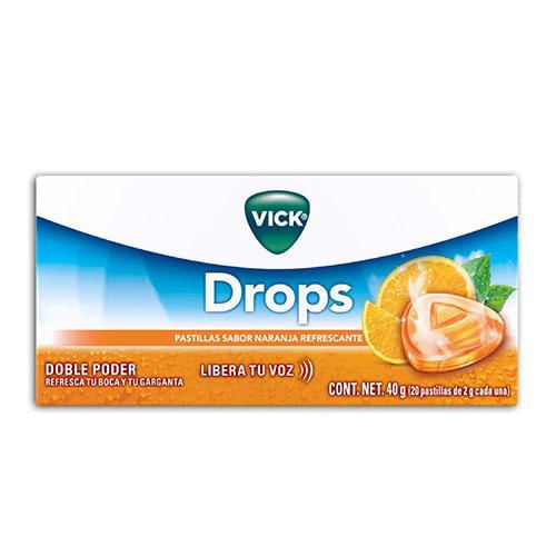 Vick Drops Pastilla 2G Con 20 Naranja