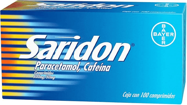 Saridon 500Mg/50Mg Con 100 Comprimidos (Paracetamol/Cafeina)