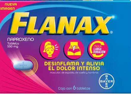 Flanax Fem 550Mg Con 6 Tabletas (Naproxeno) - WeCare Pharma
