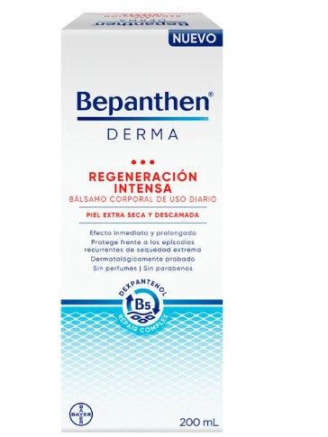 Bepanthen Derma Bálsamo Regeneracion Intensa Corporal De Uso Diario 200Ml