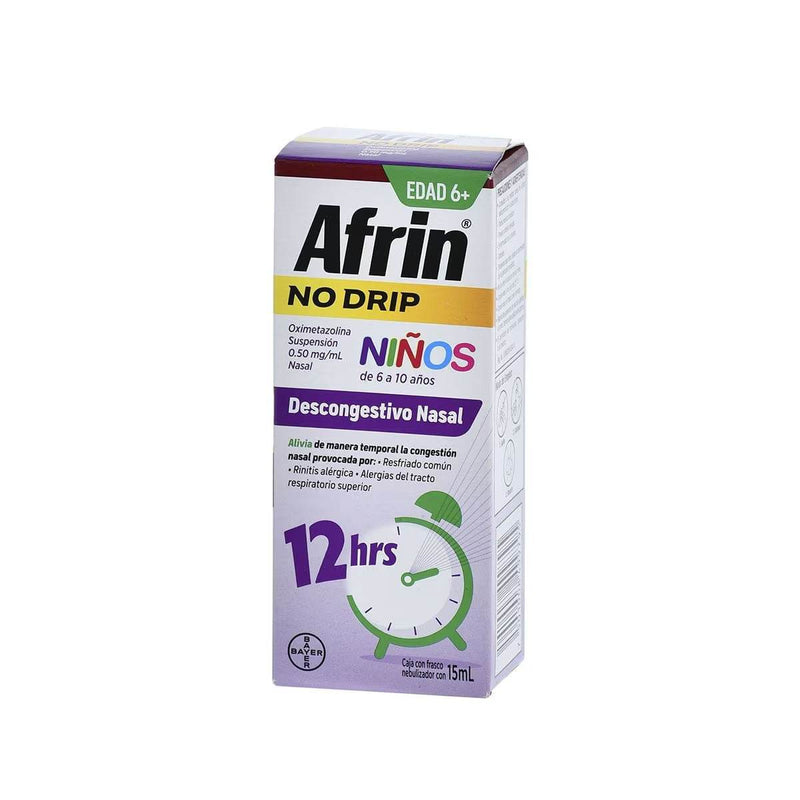 Afrin No Drip Infantil Spray 0.50Mg/Ml 15Ml (Oximetazolina) - WeCare Pharma
