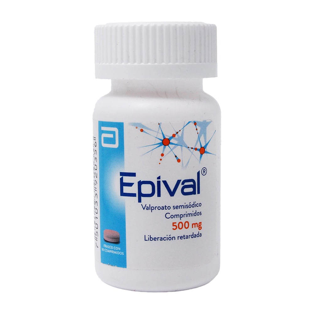 Epival 500Mg Con 30 Comprimidos (Valproato Semisodico)