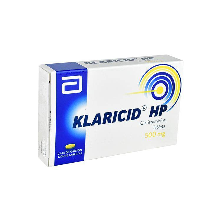 Klaricid Hp 500Mg Con 10 Capsulas (Claritromicina) - WeCare Pharma