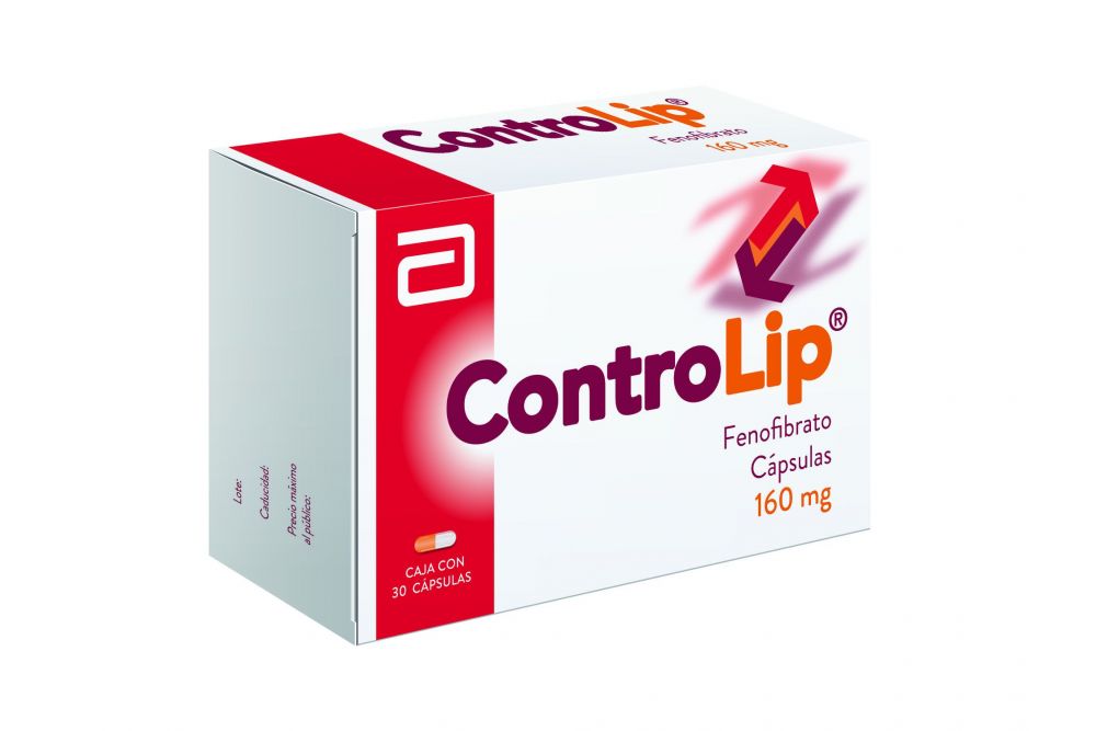 Controlip-160 160Mg Con 30 Capsulas (Fenofibrato)