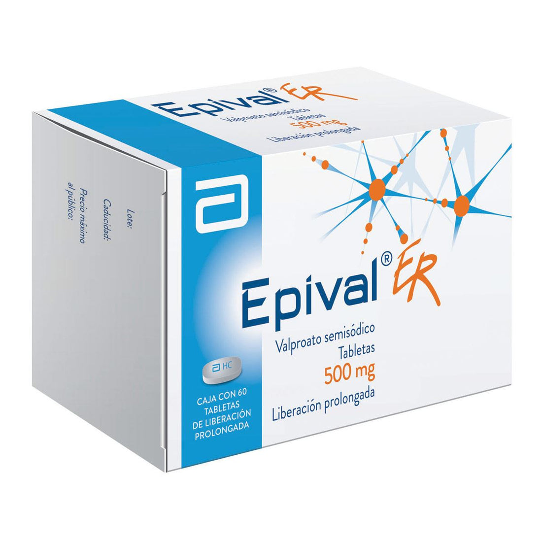 Epival Er 500Mg Con 60 Tabletas (Valproato Semisodico)