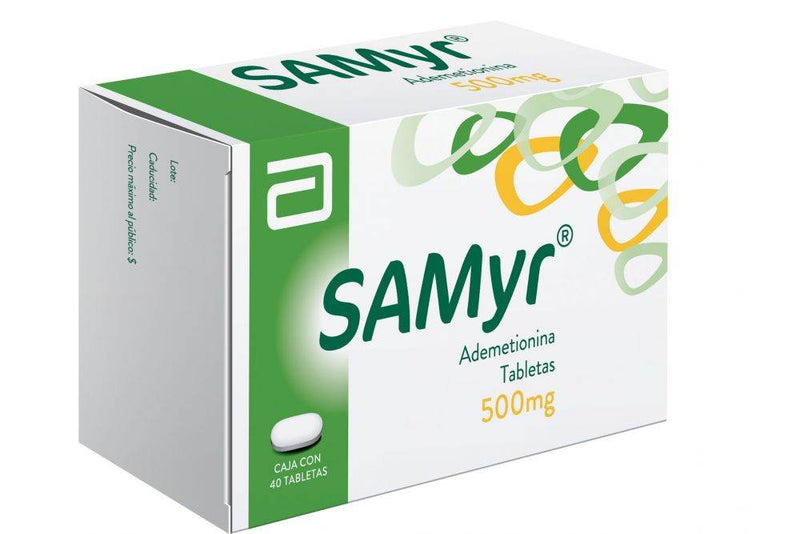 Samyr 500Mg Con 40 Tabletas (Ademetionina) - WeCare Pharma