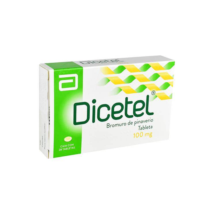 Dicetel 100Mg Con 28 Tabletas (Bromuro De Pinaverio) - WeCare Pharma