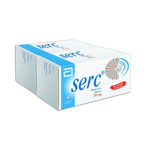 Serc 24Mg Con 60 Duopack Tabletas (Betahistina)