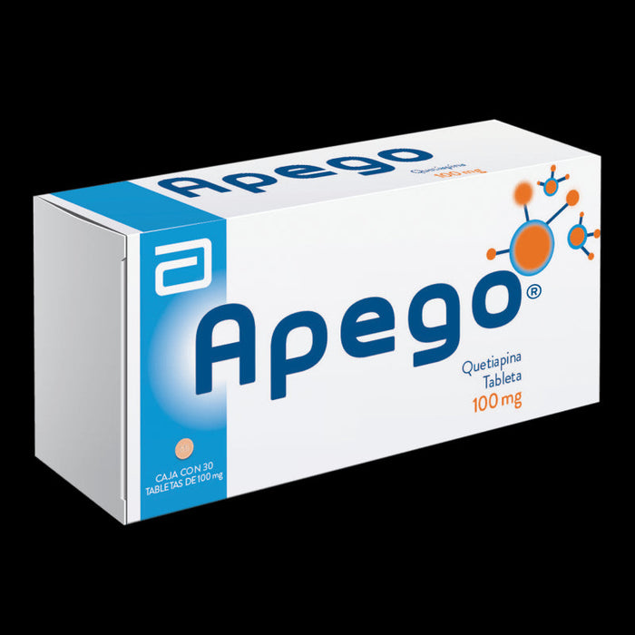 Apego 100Mg Con 30 Tabletas (Quetiapina)