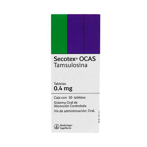 Secotex Ocas 0.4Mg Con 30 Tabletas (Tamsulosina)