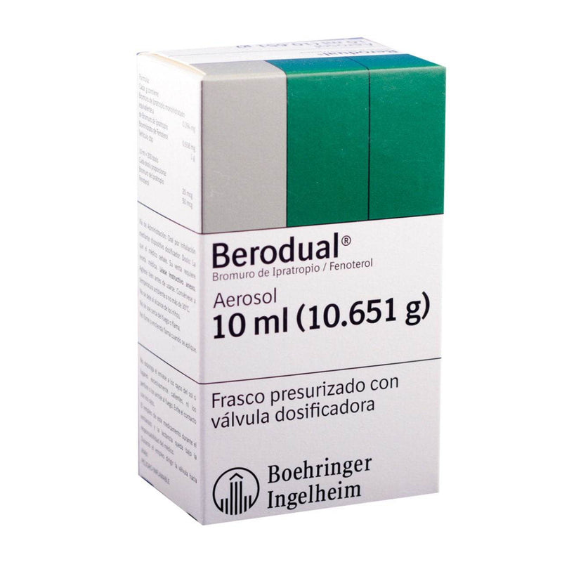 Berodual Aerosol 10.65G/10Ml (Bromuro De Ipatropio/Fenoterol) - WeCare Pharma