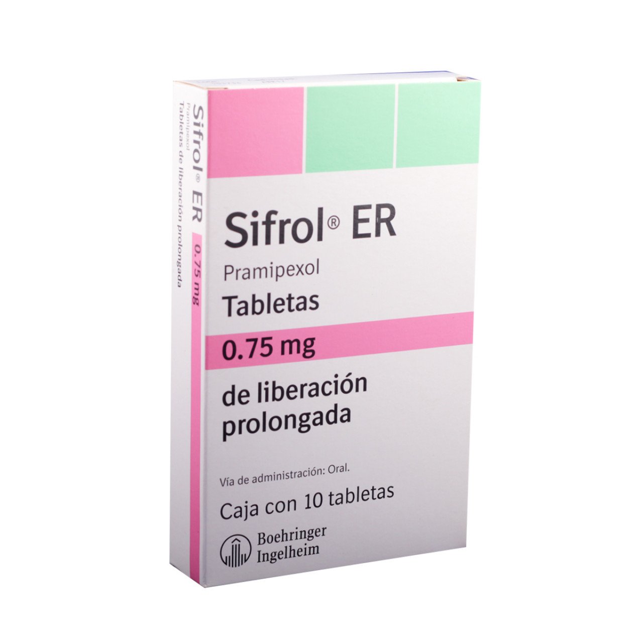 Sifrol Er Lp 0.75Mg Con 10 Tabletas (Pramipexol)