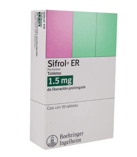 Sifrol Er 1.5Mg Con 30 Tabletas (Pramipexol)