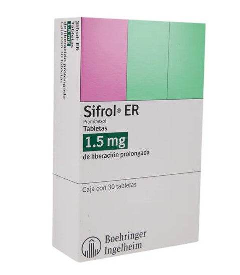 Sifrol Er 1.5Mg Con 30 Tabletas (Pramipexol) - WeCare Pharma