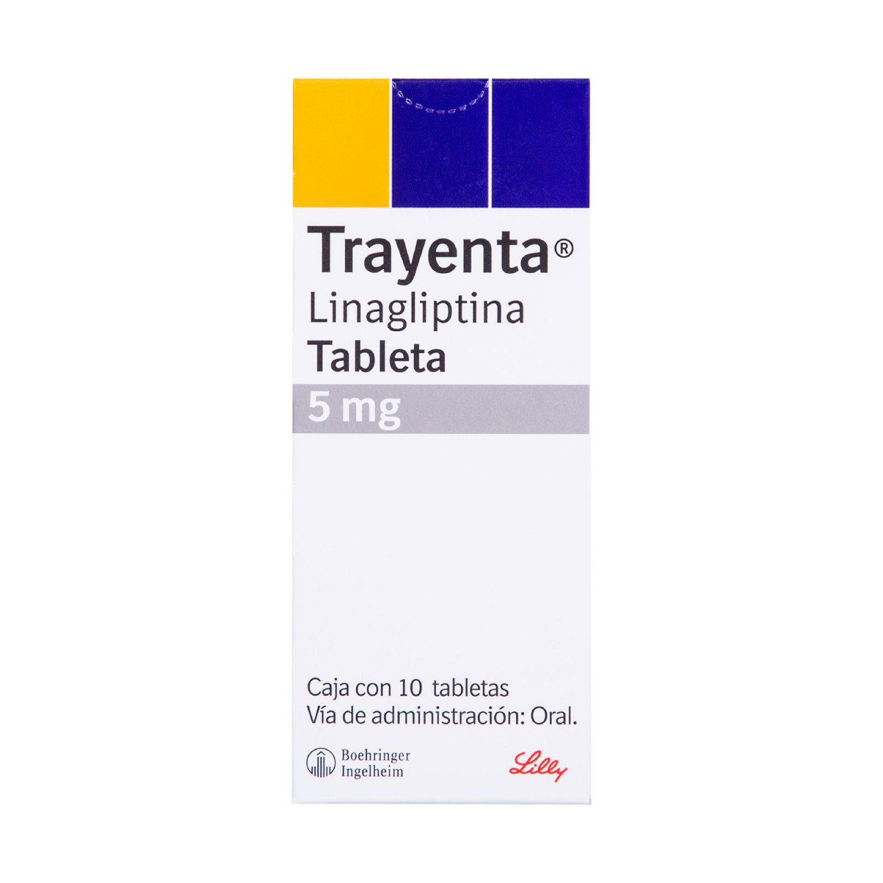 Trayenta 5Mg Con 10 Tabletas (Linagliptina)