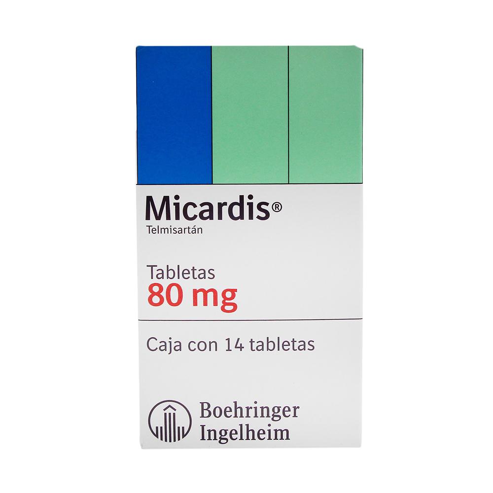 Micardis 80Mg Con 14 Tabletas (Telmisartan)