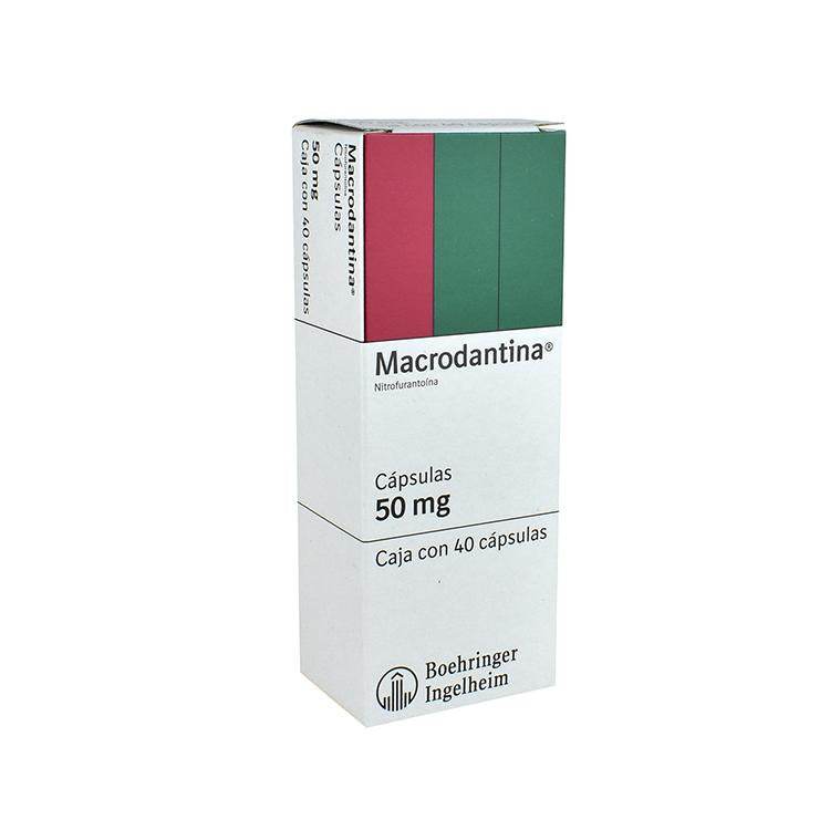 Macrodantina 50Mg Con 40 Capsulas (Nitrofurantoina) - WeCare Pharma
