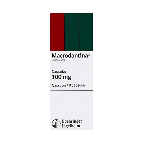 Macrodantina 100Mg Con 40 Capsulas (Nitrofurantoina)